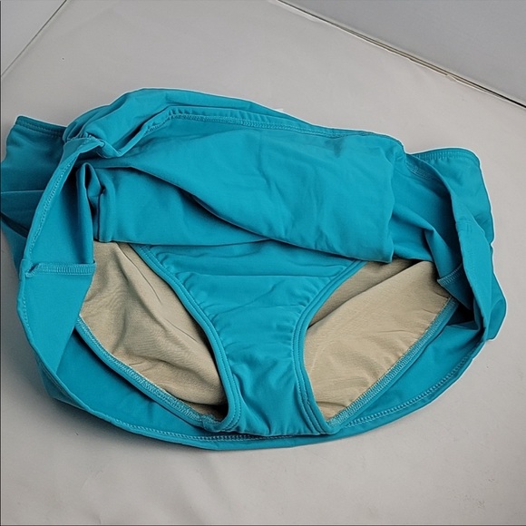 Shape FX NWOT NEW Turquoise Skirted Swim Skirt Bottoms - Picture 5 of 10